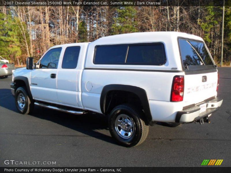 Summit White / Dark Charcoal 2007 Chevrolet Silverado 2500HD Work Truck Extended Cab
