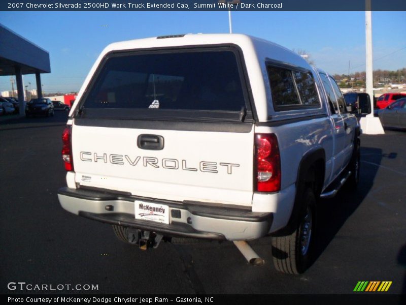 Summit White / Dark Charcoal 2007 Chevrolet Silverado 2500HD Work Truck Extended Cab