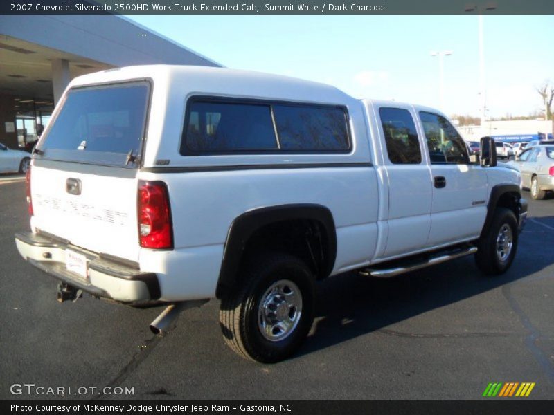 Summit White / Dark Charcoal 2007 Chevrolet Silverado 2500HD Work Truck Extended Cab