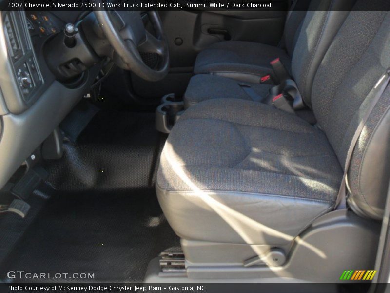 Summit White / Dark Charcoal 2007 Chevrolet Silverado 2500HD Work Truck Extended Cab