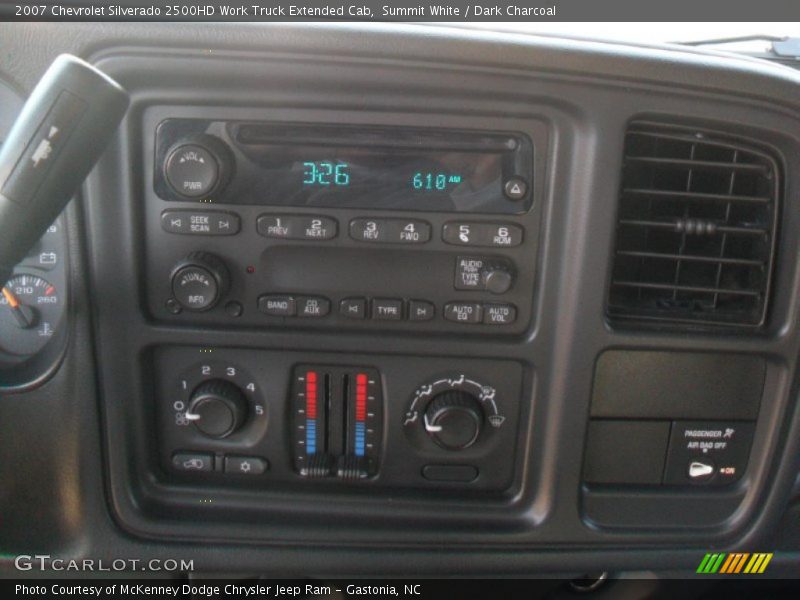 Summit White / Dark Charcoal 2007 Chevrolet Silverado 2500HD Work Truck Extended Cab