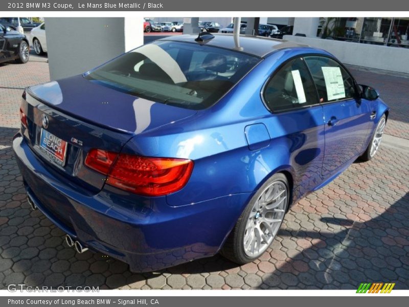 Le Mans Blue Metallic / Black 2012 BMW M3 Coupe