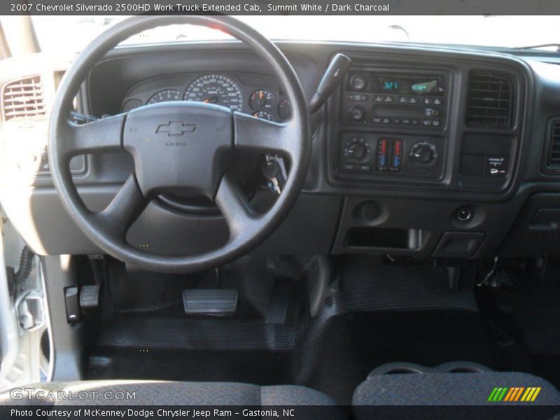 Summit White / Dark Charcoal 2007 Chevrolet Silverado 2500HD Work Truck Extended Cab
