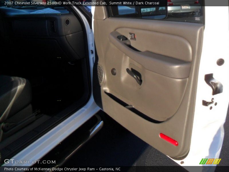 Summit White / Dark Charcoal 2007 Chevrolet Silverado 2500HD Work Truck Extended Cab