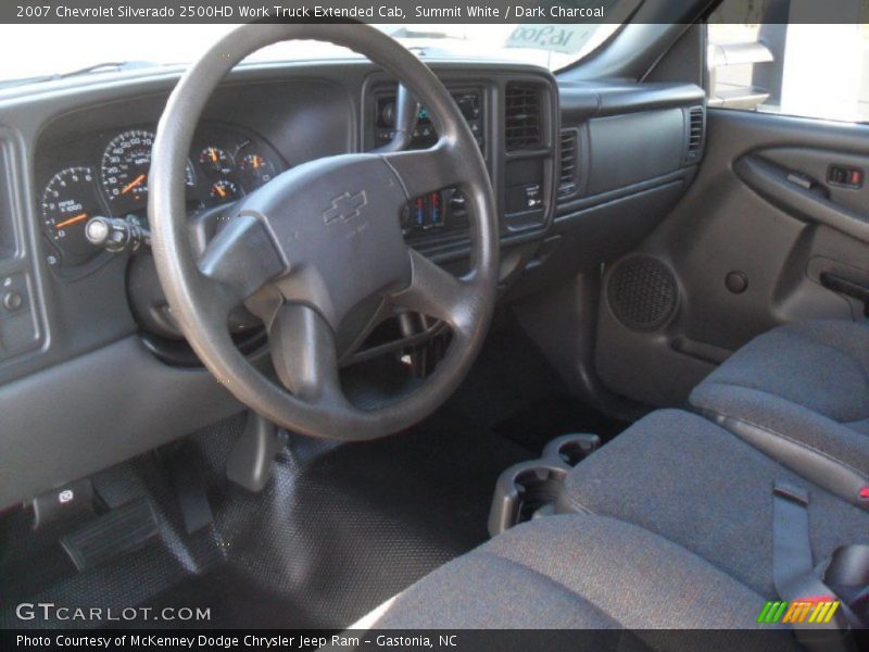 Summit White / Dark Charcoal 2007 Chevrolet Silverado 2500HD Work Truck Extended Cab