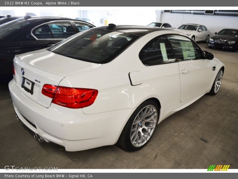 Alpine White / Black 2012 BMW M3 Coupe