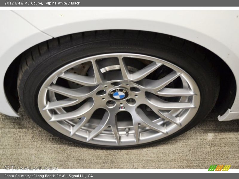 Alpine White / Black 2012 BMW M3 Coupe