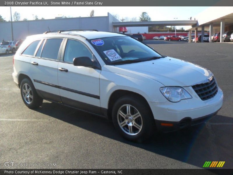 Stone White / Pastel Slate Gray 2008 Chrysler Pacifica LX