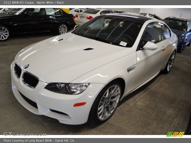 Alpine White / Black 2012 BMW M3 Coupe