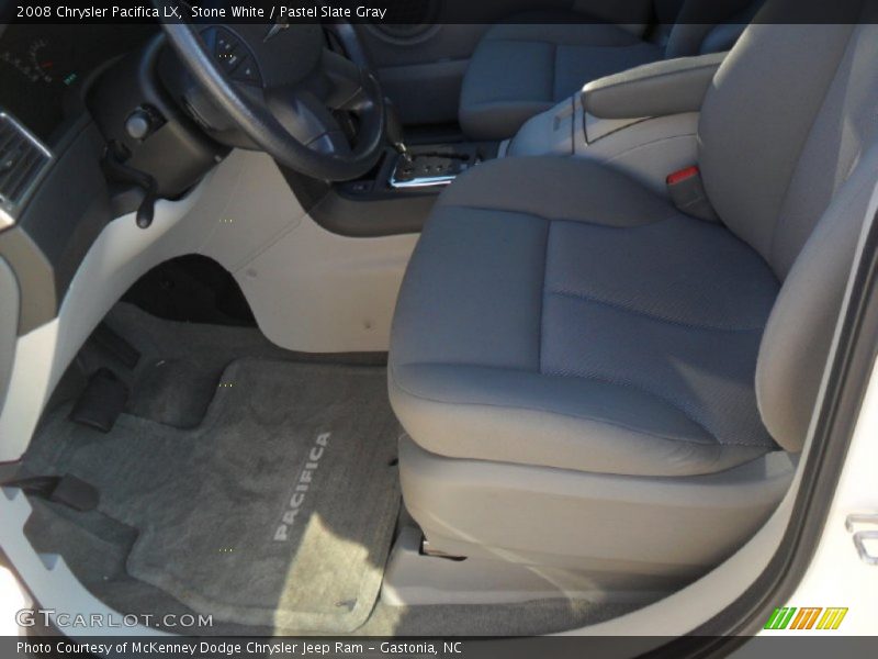 Stone White / Pastel Slate Gray 2008 Chrysler Pacifica LX
