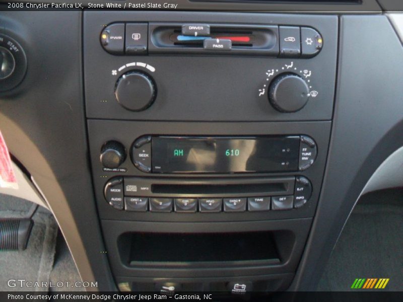 Stone White / Pastel Slate Gray 2008 Chrysler Pacifica LX