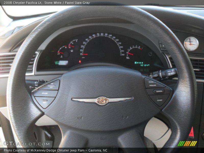 Stone White / Pastel Slate Gray 2008 Chrysler Pacifica LX
