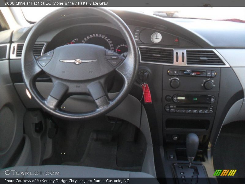 Stone White / Pastel Slate Gray 2008 Chrysler Pacifica LX
