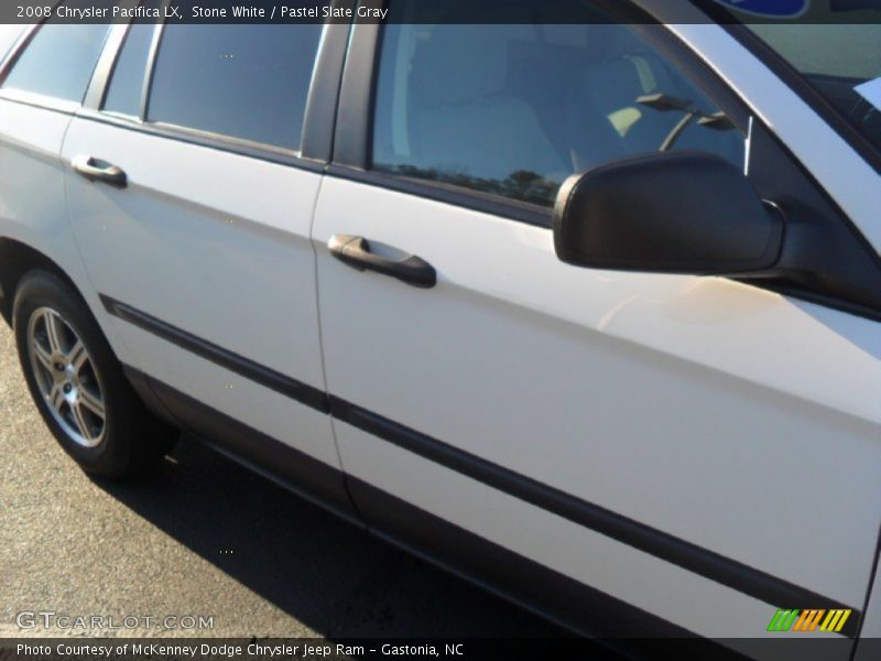 Stone White / Pastel Slate Gray 2008 Chrysler Pacifica LX