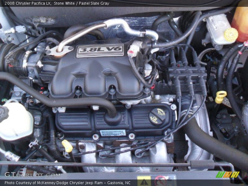 Stone White / Pastel Slate Gray 2008 Chrysler Pacifica LX