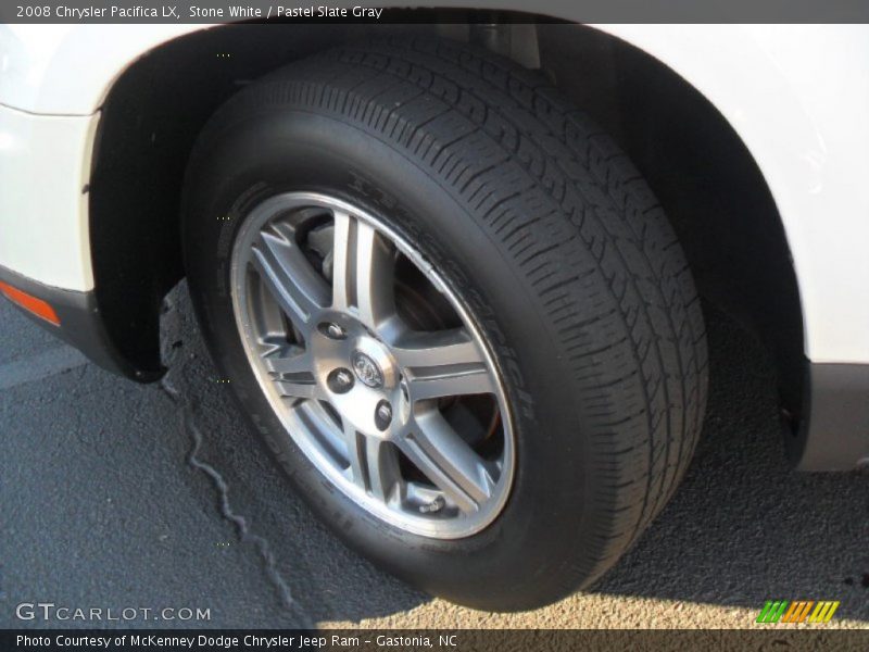 Stone White / Pastel Slate Gray 2008 Chrysler Pacifica LX