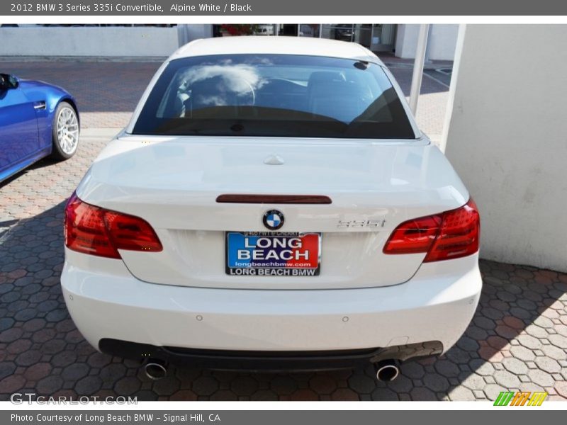 Alpine White / Black 2012 BMW 3 Series 335i Convertible
