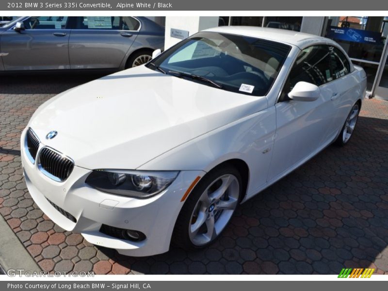 Front 3/4 View of 2012 3 Series 335i Convertible