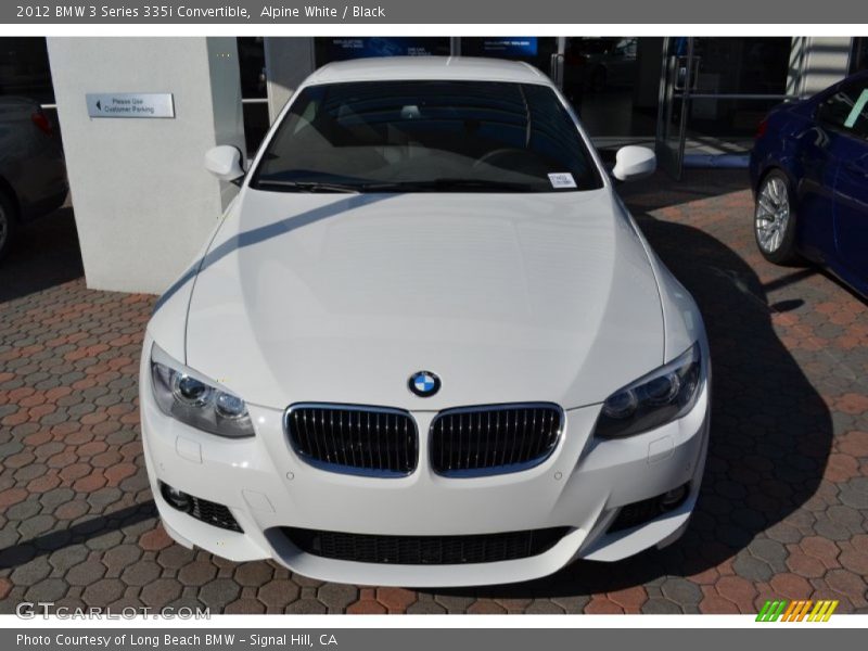 Alpine White / Black 2012 BMW 3 Series 335i Convertible