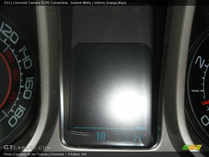 Summit White / Inferno Orange/Black 2011 Chevrolet Camaro SS/RS Convertible