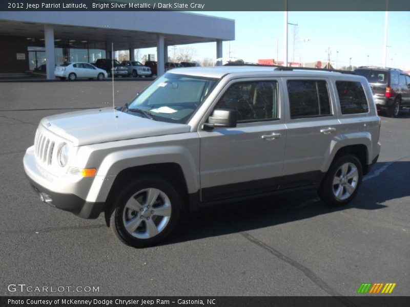Bright Silver Metallic / Dark Slate Gray 2012 Jeep Patriot Latitude