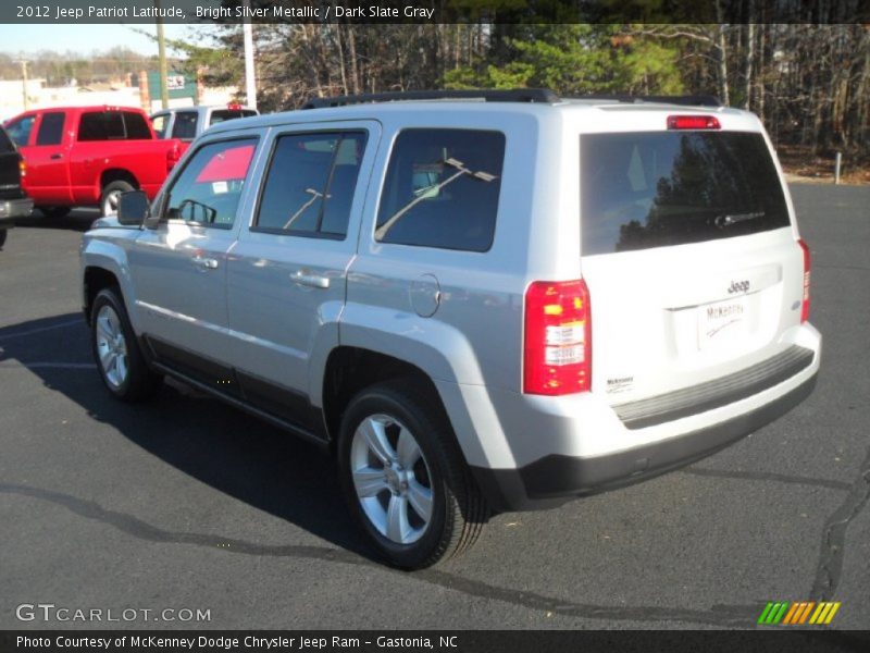Bright Silver Metallic / Dark Slate Gray 2012 Jeep Patriot Latitude