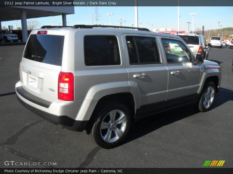 Bright Silver Metallic / Dark Slate Gray 2012 Jeep Patriot Latitude