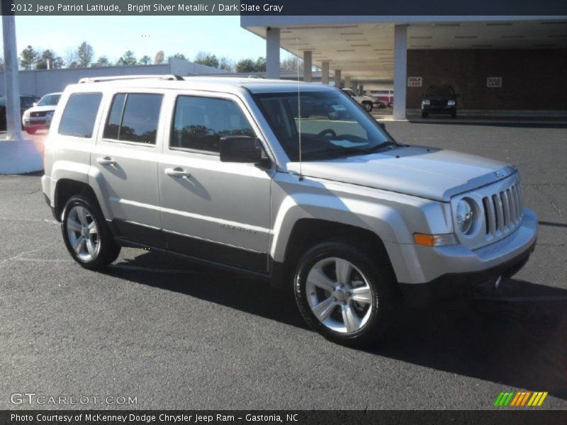 Bright Silver Metallic / Dark Slate Gray 2012 Jeep Patriot Latitude