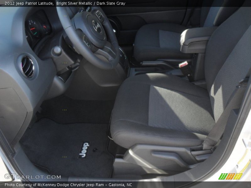 Bright Silver Metallic / Dark Slate Gray 2012 Jeep Patriot Latitude