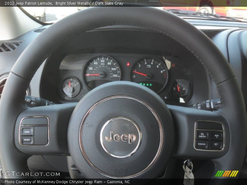 Bright Silver Metallic / Dark Slate Gray 2012 Jeep Patriot Latitude