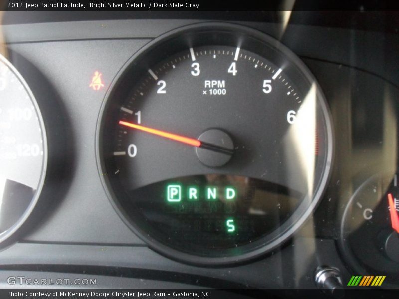 Bright Silver Metallic / Dark Slate Gray 2012 Jeep Patriot Latitude