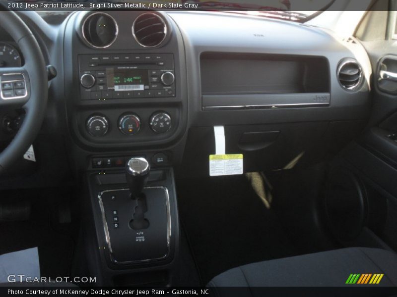Bright Silver Metallic / Dark Slate Gray 2012 Jeep Patriot Latitude