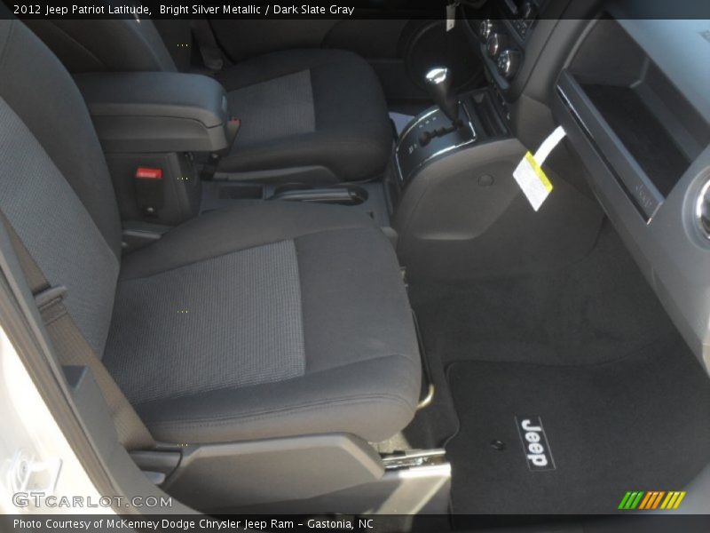 Bright Silver Metallic / Dark Slate Gray 2012 Jeep Patriot Latitude