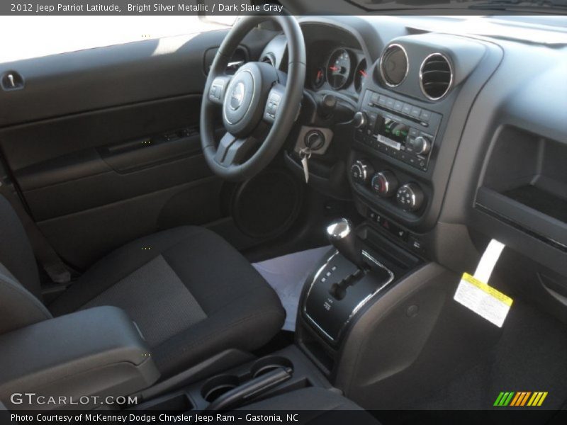 Bright Silver Metallic / Dark Slate Gray 2012 Jeep Patriot Latitude