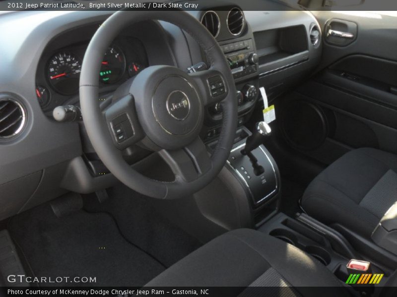 Bright Silver Metallic / Dark Slate Gray 2012 Jeep Patriot Latitude