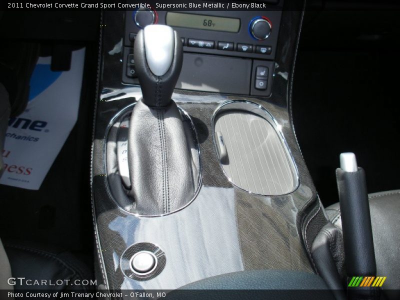 Supersonic Blue Metallic / Ebony Black 2011 Chevrolet Corvette Grand Sport Convertible