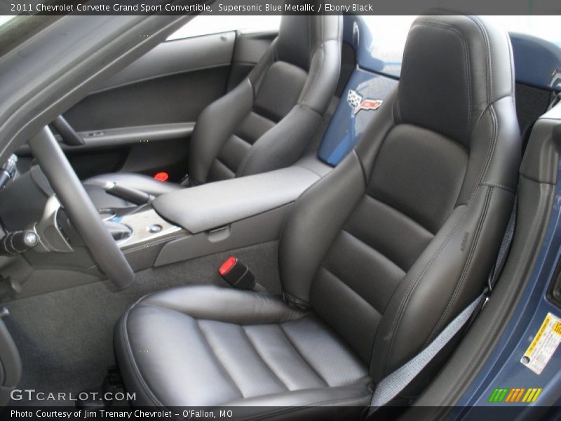  2011 Corvette Grand Sport Convertible Ebony Black Interior