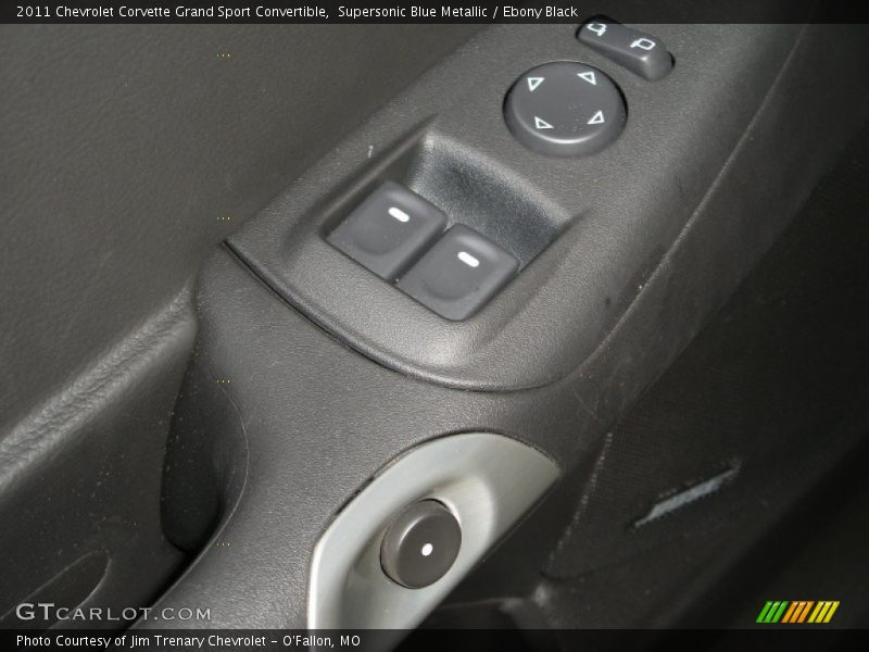 Supersonic Blue Metallic / Ebony Black 2011 Chevrolet Corvette Grand Sport Convertible