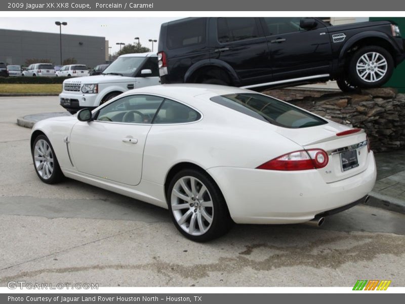 Porcelain / Caramel 2009 Jaguar XK XK8 Coupe