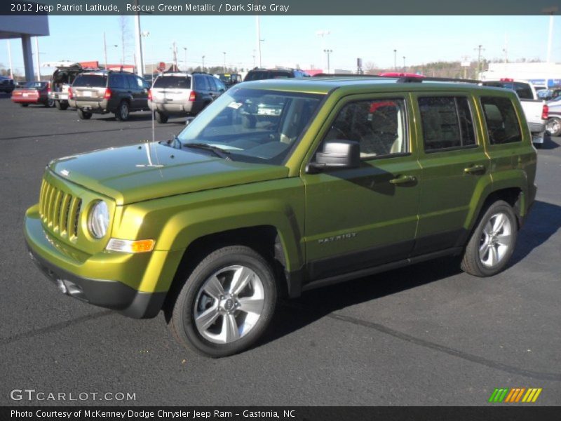 Rescue Green Metallic / Dark Slate Gray 2012 Jeep Patriot Latitude