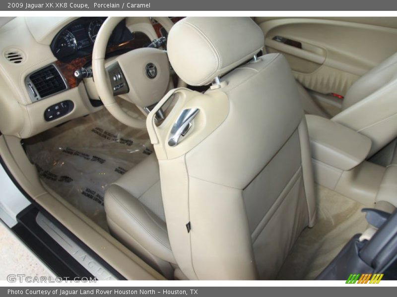 Porcelain / Caramel 2009 Jaguar XK XK8 Coupe
