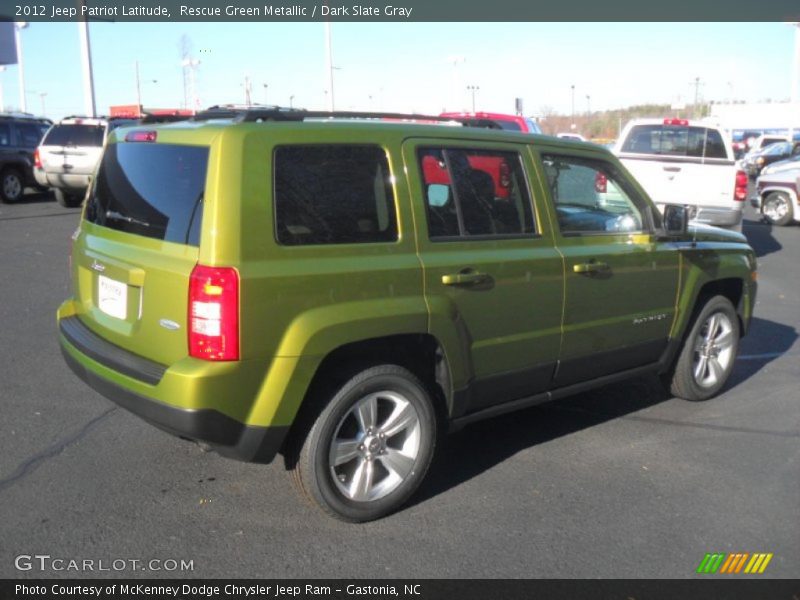 Rescue Green Metallic / Dark Slate Gray 2012 Jeep Patriot Latitude