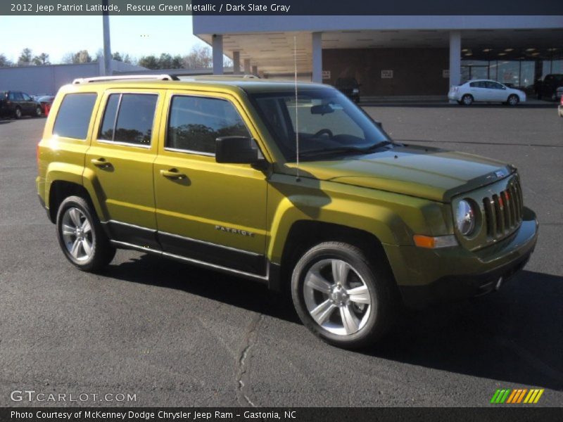 Rescue Green Metallic / Dark Slate Gray 2012 Jeep Patriot Latitude