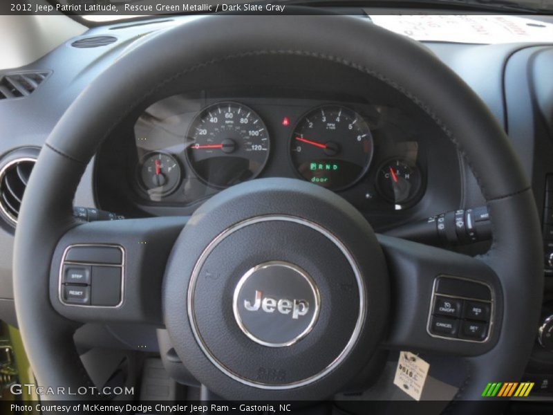 Rescue Green Metallic / Dark Slate Gray 2012 Jeep Patriot Latitude