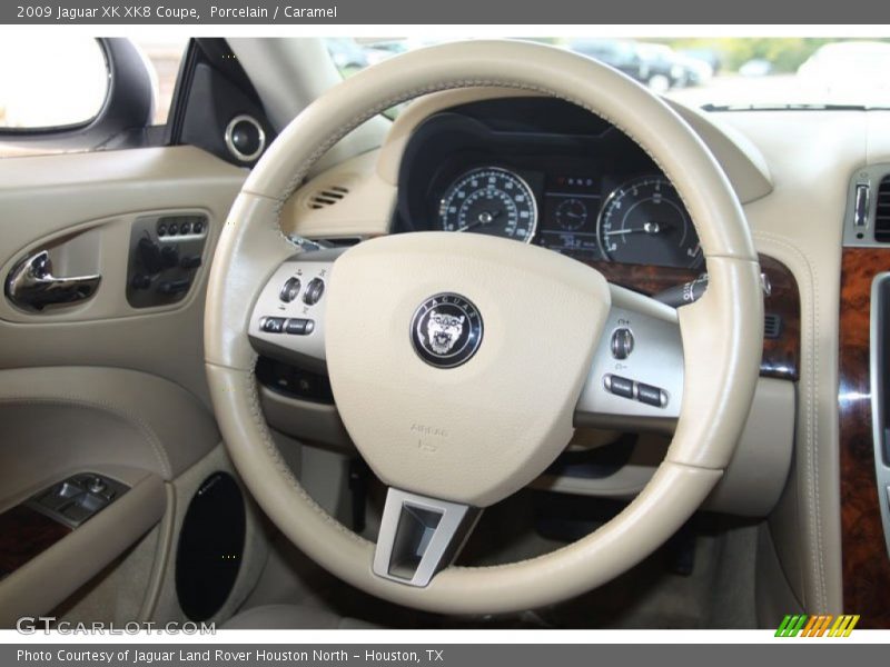 Porcelain / Caramel 2009 Jaguar XK XK8 Coupe