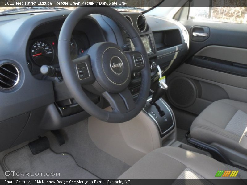 Rescue Green Metallic / Dark Slate Gray 2012 Jeep Patriot Latitude