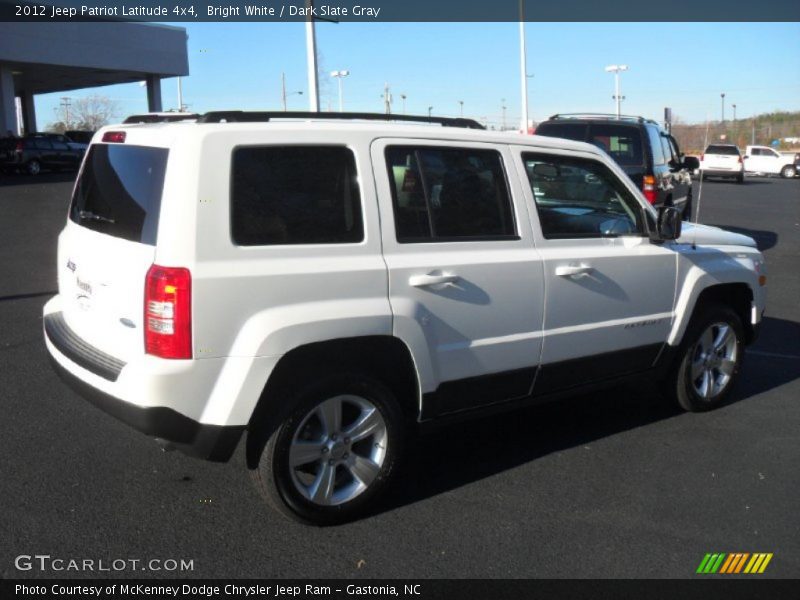 Bright White / Dark Slate Gray 2012 Jeep Patriot Latitude 4x4