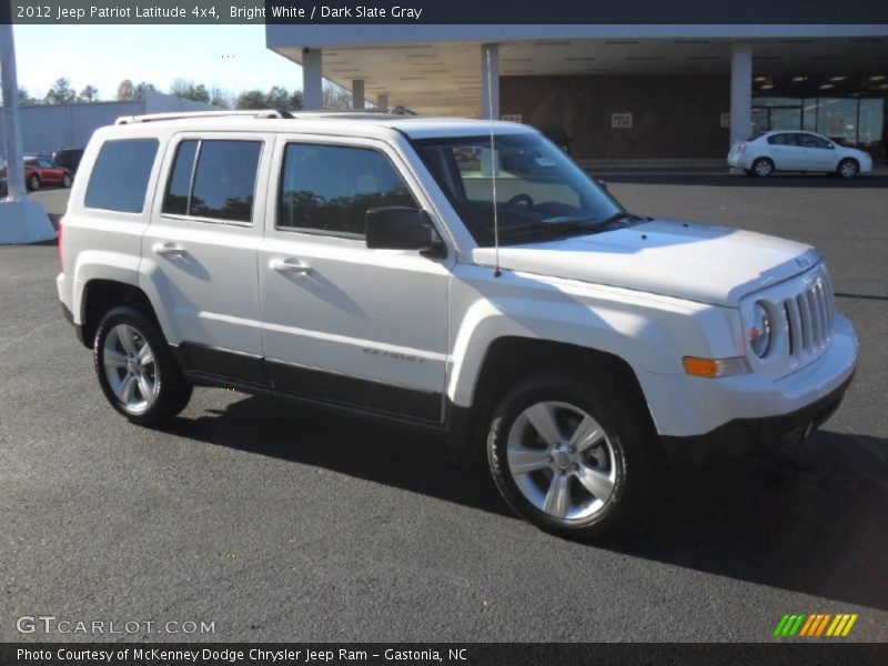 Bright White / Dark Slate Gray 2012 Jeep Patriot Latitude 4x4