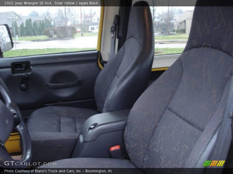  2002 Wrangler SE 4x4 Agate Black Interior