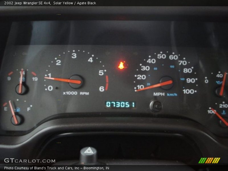  2002 Wrangler SE 4x4 SE 4x4 Gauges